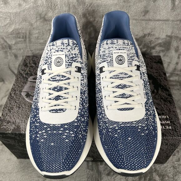 Peter Millar Hyperlight Apollo Sneaker Womens Size 8 Blue / White STM/W LF23EF11 - Picture 6 of 12